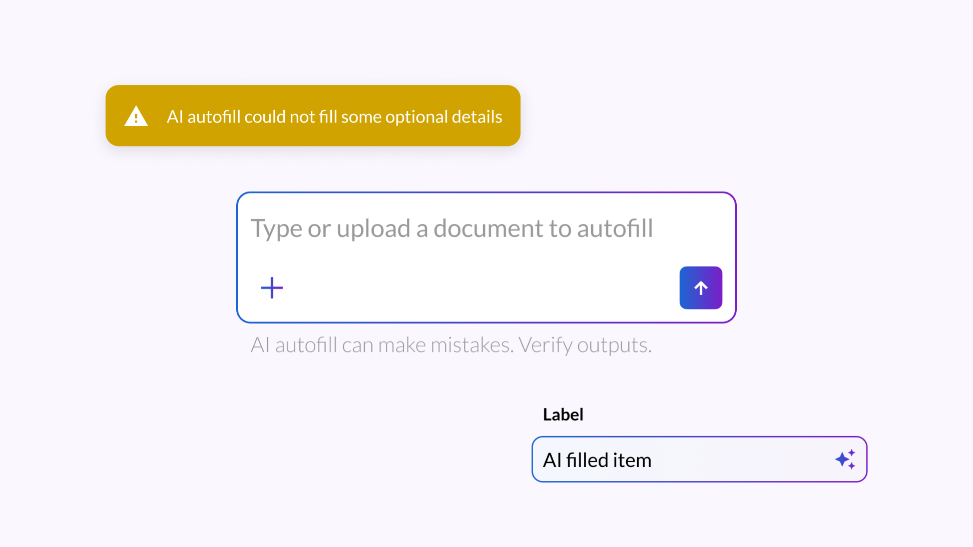 AI autofill